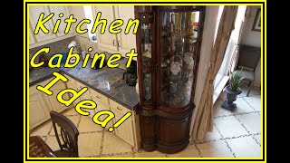 Unique Custom Kitchen Idea End Cap Cabinets From China Cabinet DIY and Inexpensive by Handyman Walking with Jesus 280 views 8 months ago 3 minutes, 45 seconds