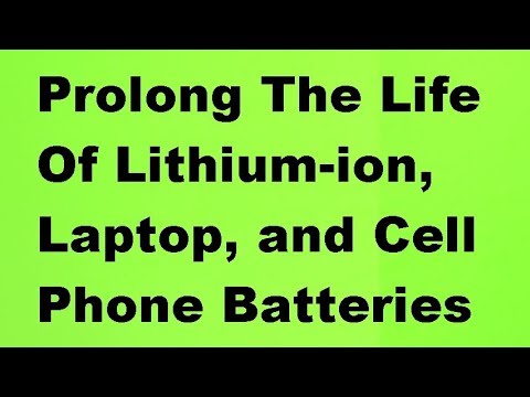 How To Prolong The Life Of Lithium Ion Battery - YouTube
