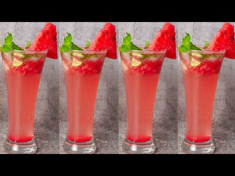 Watermelon Mojito Drinks #Shorts | Summer Mocktail Recipe