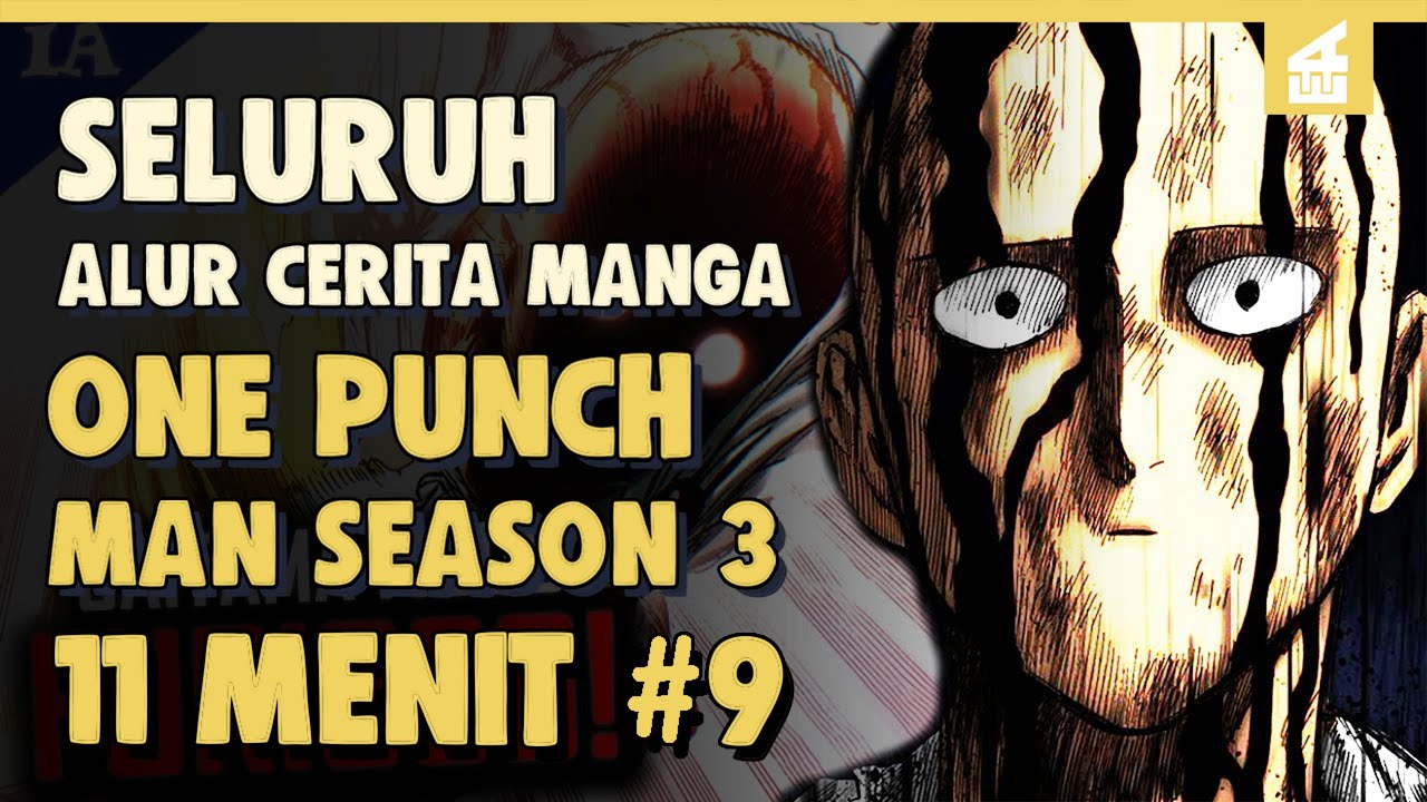 Saitama Vs Garou Full Fight!! SELURUH ALUR CERITA ONE PUNCH MAN SEASON