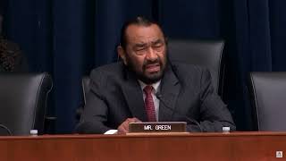 Rep. Green Questions Accessibility of Funding; More Tier One Capital Needed for Black-Owned Banks.