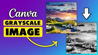 كيفية تحويل صورة إلى تدرج الرمادي في كانفا screenshot 2