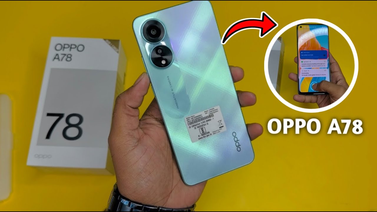 oppo A78 4G Unboxing & First impression 😍 90Hz Amoled Display, 67W Charger  🔥 Oppo A78 Aqua Green 