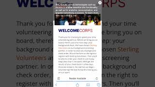 Welcome Corps Background Check UPDATES! U.S. Refugee Sponsorship