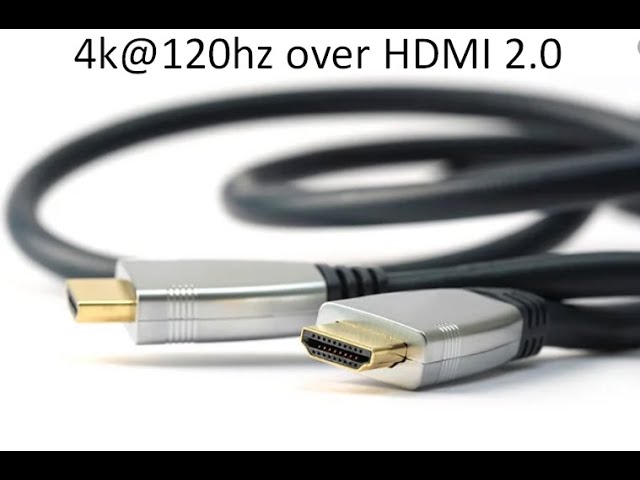 How to 4k@120hz with HDMI 2.0 - YouTube