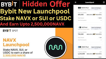 New Bybit Launchpool Hidden offer | Stack crypto And earn Upto 2,500,000NAVX tokens