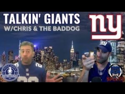 New York Giants | Chris and the Baddog Talkin Giants NFL Draft Talk + Live Mocks