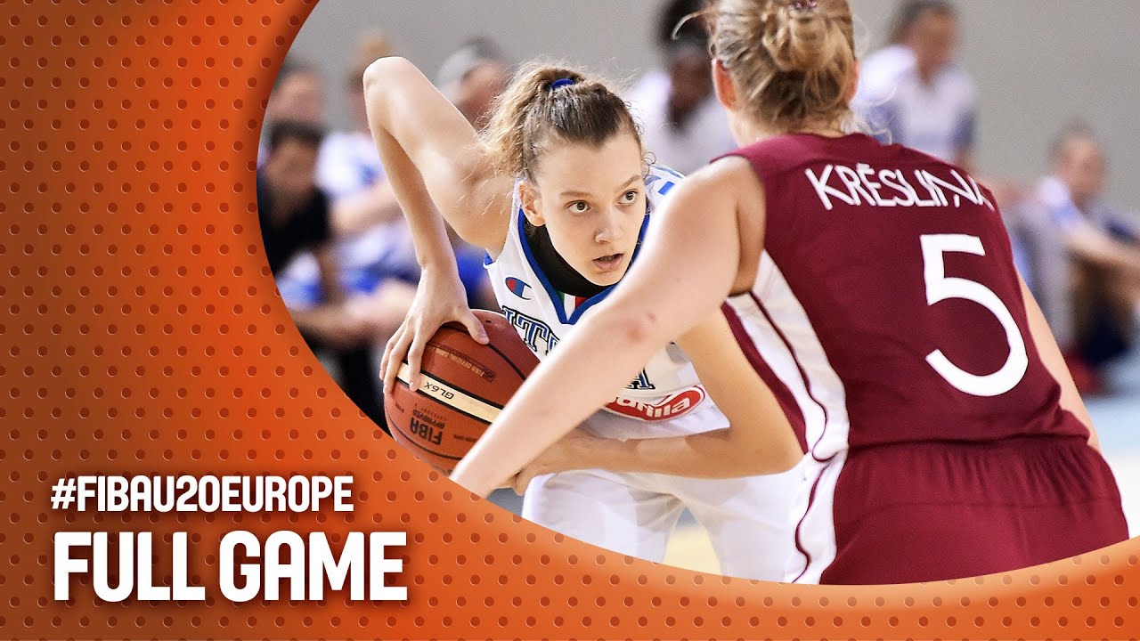 Italy v Latvia - Full Game - Quarter FInal - FIBA U20 Women's European Championship 2016