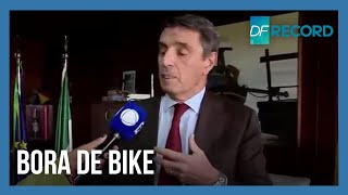 Embaixador da Itália recebe kit do Bora de Bike e elogia organização do evento | DF Record