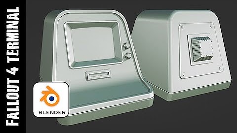 BLENDER: FALLOUT 4 TERMINAL (MODELING)