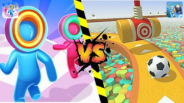 Action Balls | Layer Man 3D: Run & Collect Gameplay | iOS, Android, Action Game