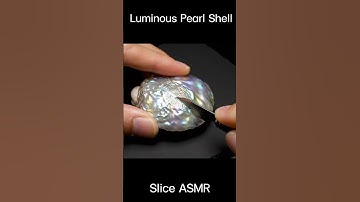 Luminous Pearl Shell Slice ASMR 🐚 Surreal Radiant Core Cutting | Slice ASMR #asmr #surrealasmr