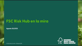 Download Lagu FSC Risk Hub en la mira: seminario web del 28 de agosto MP3 Download Lagu FSC Risk Hub en la mira: seminario web del 28 de agosto MP3