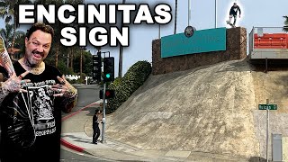 Skating the Encinitas Sign in 2023!? Featuring Bam Margera and Colby Raha  Spot History Ep. 10
