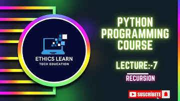 Python Programming Course: Basics to Advanced - Lecture 7: Recursion || @cybersecurity_expert
