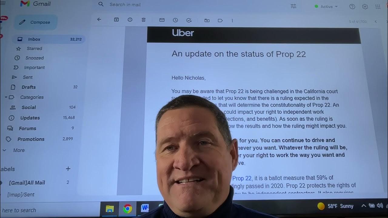 An update on the status of Prop 22 for California Uber and Lyft drivers