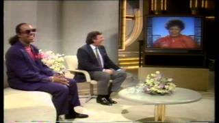 Stevie Wonder interview on Wogan with his mum circa 1985