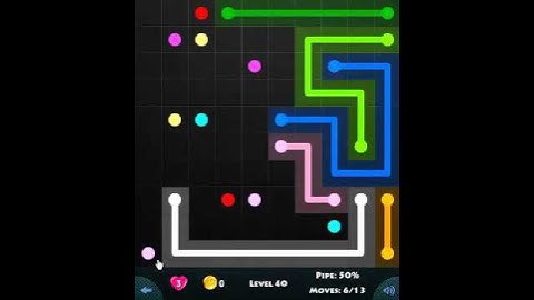 flow game facebook - 10 x 10 mania level 40 Connect the dots