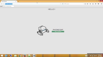 phonegap helloworld