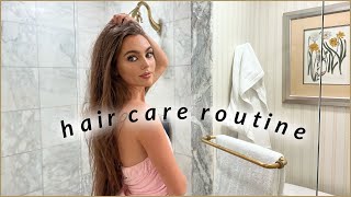 hair care routine for long healthy hair🛁🎀🧼 drugstore + high end 2022