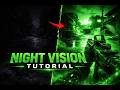 How to Create Realistic Night Vision in Unreal Engine 5 (AAA Effect + Sound &amp; Camera Shake)