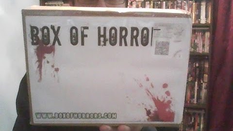 Unboxing BOX OF HORRORS, MARCH 2017