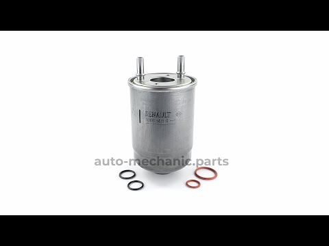 Фільтр паливний на Renault Fluence - 1.5 dCi+2.0 dCi Renault (Оригінал) - 164006435R, видео 1