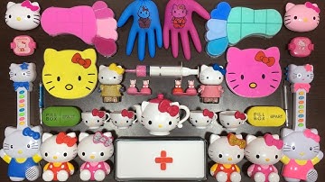 Special Series Hello Kitty Slime | Mixing Random Things into Glossy Slime | Satisfying Videos