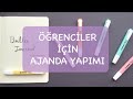 OKULA DÖNÜŞ: Bullet Journal Öğrenciler İçin Ajanda Yapımı | Sayfa Fikirleri