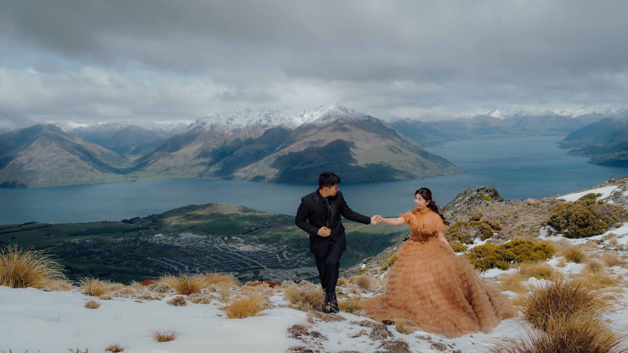 A pre-wedding teaser film of Nicole & Louie in Queenstown New Zealand