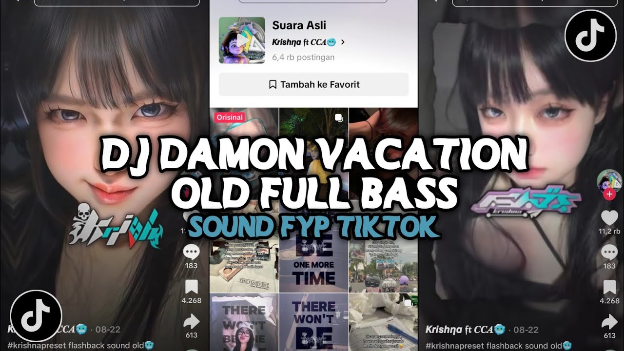 DJ DAMON VACATION OLD FULL BASS | SOUND VIRAL TIKTOK YANG KALIAN CARI! DJ TERBARU 2025