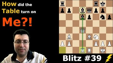 Blitz #39: I managed to turn the table on me! Semi-Slav Defense, Chigorin Defense (3min) chess game