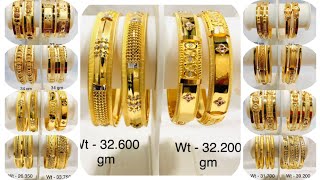 कंगन के बिल्कुल अलग नए डिजाइन वजन और कीमत कै साथ/Gold Bangles  New Designs 2023/latedtgold bangles