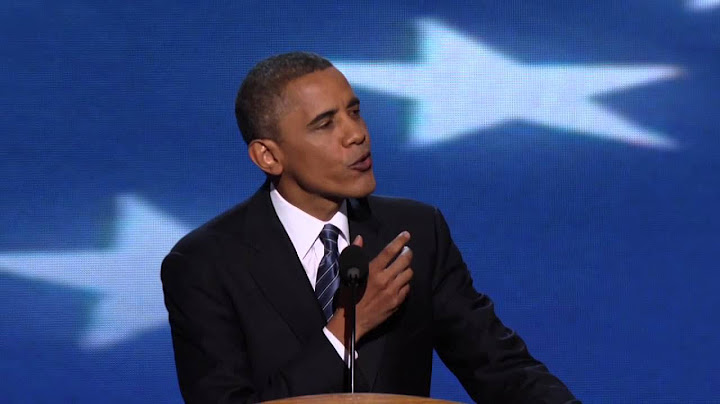 President Barack Obama's Full Speech from the 2012 Democratic National Convention - HD Quality