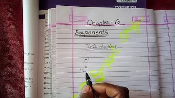 Cg Board Class - 7 maths, chapter - 6 Exponents (Introduction) what is exponents