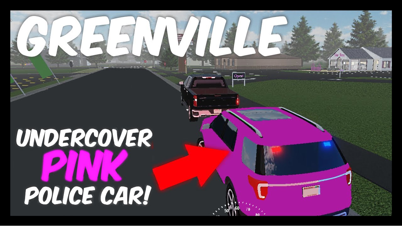 Undercover Pink Police Car Patrol Roblox Greenville