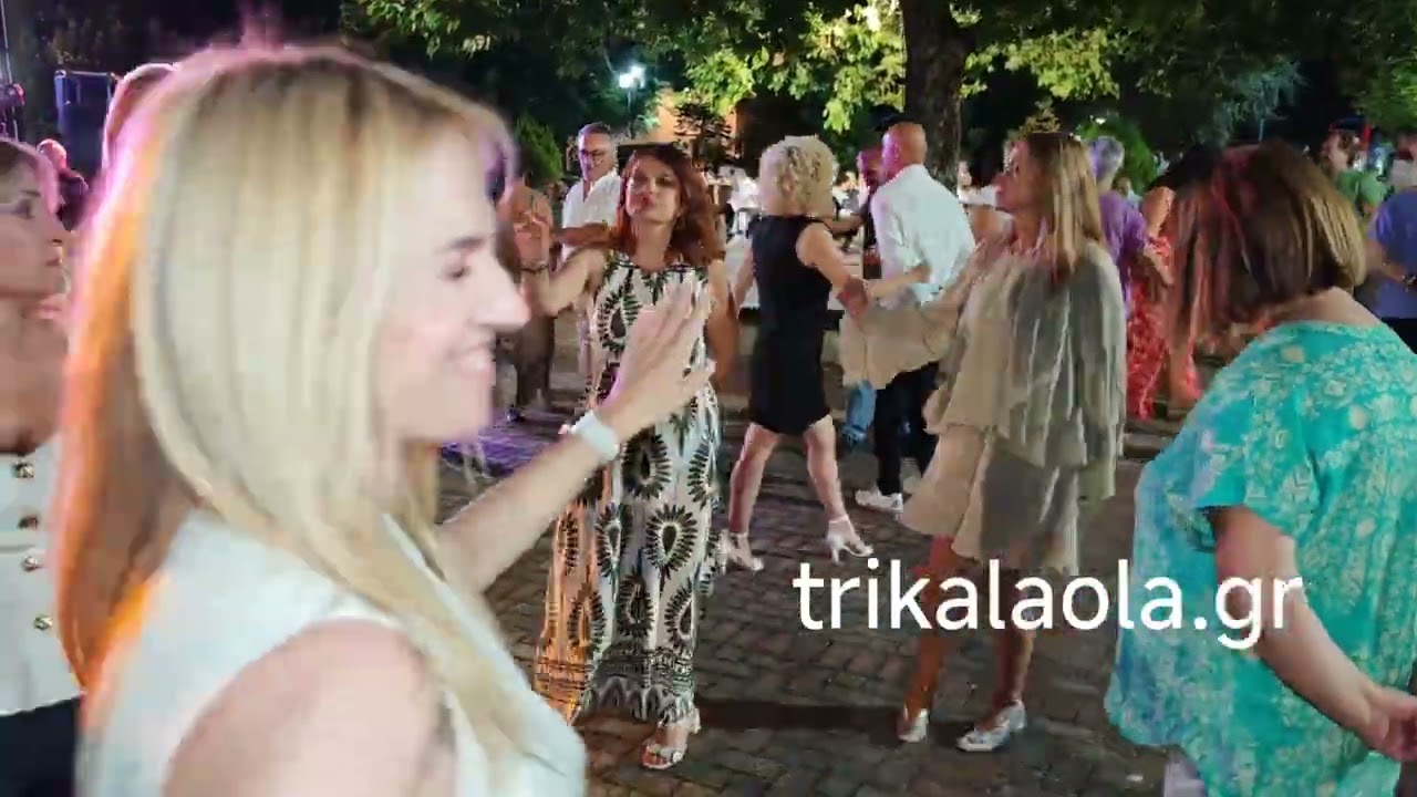 Ορθοβούνι Καλαμπάκας πανηγύρι καλοκαιρινό Αντάμωμα χορευτικά γλέντι χορός μέρος 2ο Σάββατ 26-7-2025