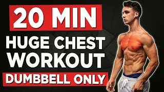 20 MINUTE CHEST & SHOULDER WORKOUT DUMBBELLS ONLY