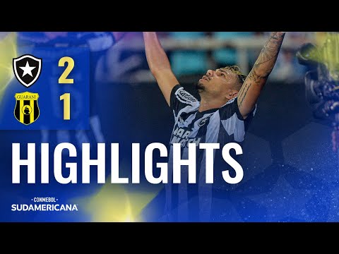 ¡Con un gol agónico! Botafogo venció 2-1 a Guaraní por Copa Sudamericana