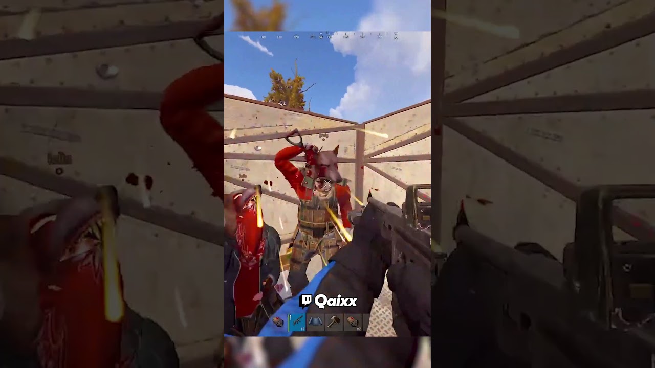 We are getting raided #rust #shorts #qaixx
