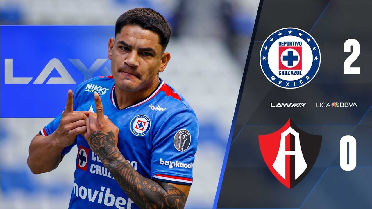RESUMEN y GOLES: Cruz Azul vs Atlas | Jornada 2 - LIGA MX CL 2026 | Layvtime