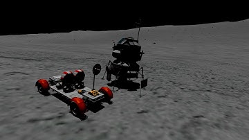 Kerbal Space Program - Deploying a rover