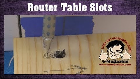 How to rout slots without cutting your fingers off!