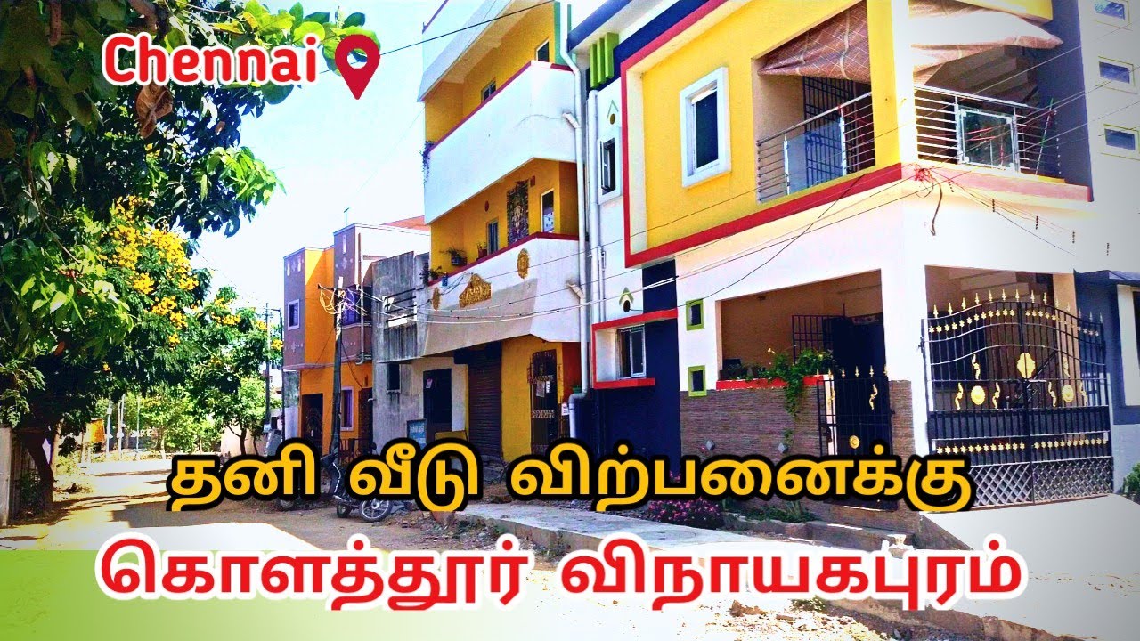House for sale Chennai Kolathur Loan up to 90 In Chennai