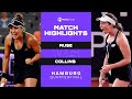 Elena-Gabriela Ruse vs. Danielle Collins | 2021 Hamburg Quarterfinals | WTA Match Highlights