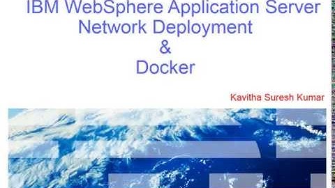 IBM WebSphere Application Server Network Deployment and Docker Demo with DayTrader Sample