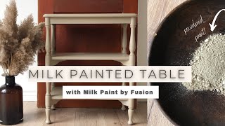 A quick table makeover with Milk Paint by Fusion™