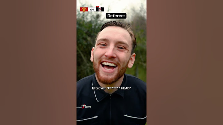 UNSEEN FOOTAGE OF MAN UTD V FULHAM **HEADLOSS CENTRAL**
