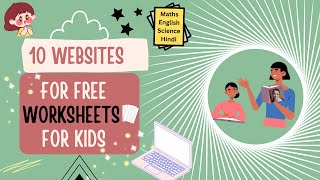 10 Websites For Free Worksheets For Kids| बच्चों के लिए वर्कशीट्स|@amplifyyoursmile #free #worksheet