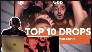 TOP 10 DROPS 😱 Grand Beatbox Battle Solo 2019 | FIRST BEATBOX REACTION